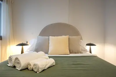 Cama o camas de una habitación en ISG Apartments Palacios Malaver 23
