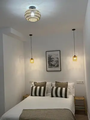 Cama o camas de una habitación en Hurtado Siete
