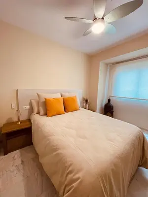 Cama o camas de una habitación en Amarilla