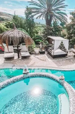 Piscina en o cerca de Holiday Home Das Lotus-Haus by Interhome