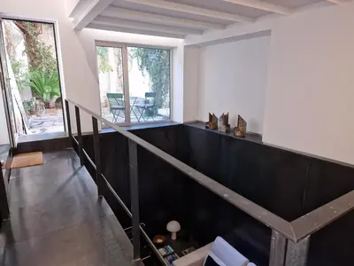 Plano de Exclusive designer apartment with private patio Matahacas bajo