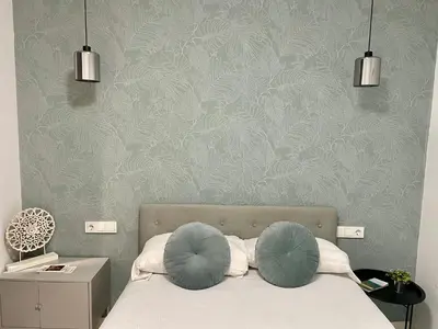 Cama o camas de una habitación en Geysotur Narcisos de Cruz Conde