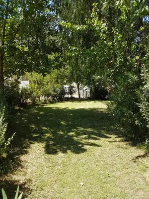 Jardín al aire libre en Apartamentos Rurales Labrador