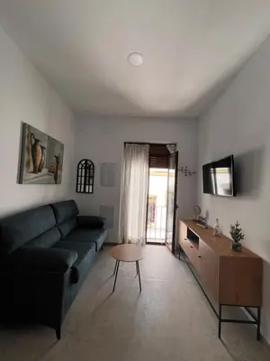 Una televisión o centro de entretenimiento en Casa Cueto