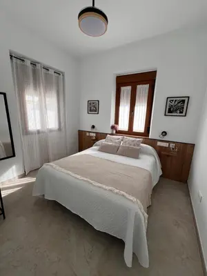 Cama o camas de una habitación en Casa Cueto