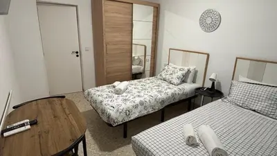 Cama o camas de una habitación en Apartamento Alma