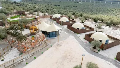 Plano de Glamping boutique bajo las estrellas