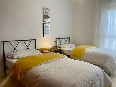 Cama o camas de una habitación en Apartamento La Maquinilla