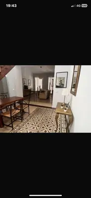 Zona de estar de La Casita de Anael
