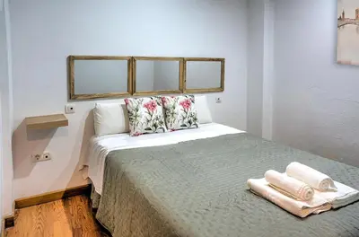 Cama o camas de una habitación en Azafran Apartment