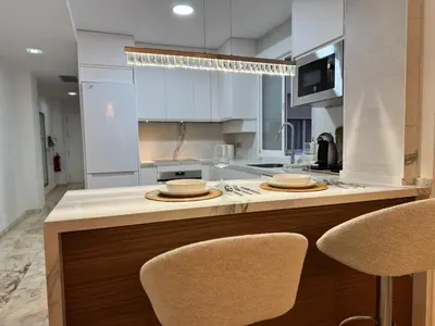Una cocina o zona de cocina en Apartamento Jardines Victoria Stay