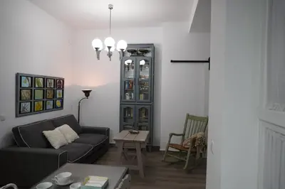Zona de estar de Piso acogedor en el centro de Montilla