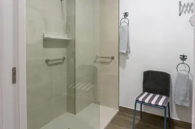 Un baño de Piso acogedor en el centro de Montilla