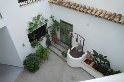 Un balcón o terraza de Piso acogedor en el centro de Montilla