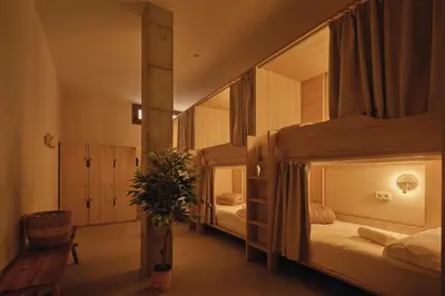 Cama o camas de una habitación en Chozuela Casa de Viajeros