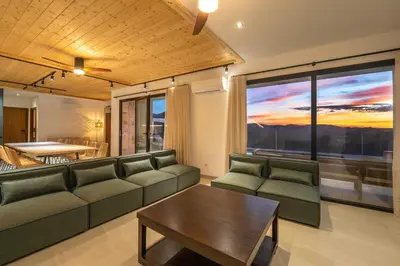Zona de estar de Vivienda Rural Fuente Álamo