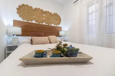 Cama o camas de una habitación en Apartamento Gonzalez