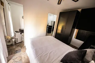Cama o camas de una habitación en Balcón Soleado de Sevilla