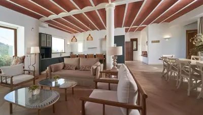 Zona de estar de Casa rural Fuente Serena