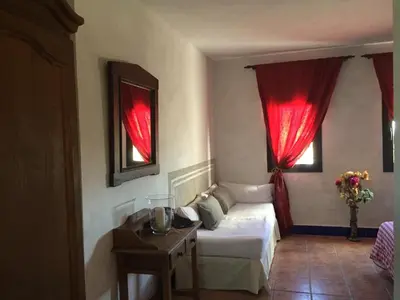 Cama o camas de una habitación en Cortijo Carrillo