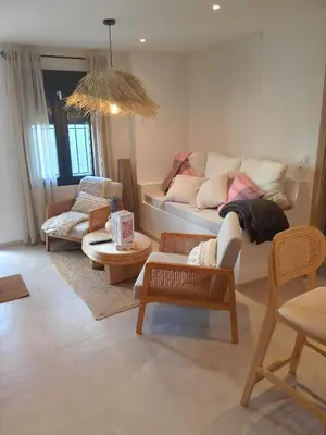 Zona de estar de Casa Lavanda