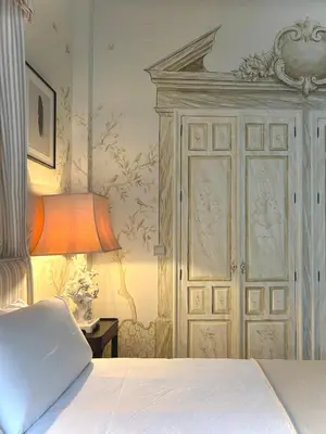 Cama o camas de una habitación en Casona de Santa Ana