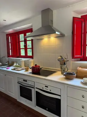 Una cocina o zona de cocina en Hacienda Don Rodrigo