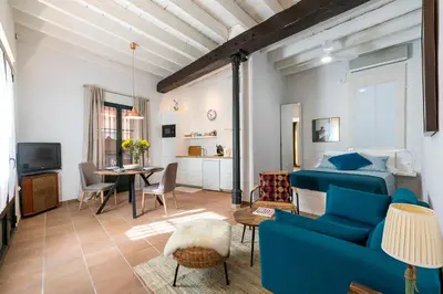 Una televisión o centro de entretenimiento en Veoapartment Don Pedro Niño