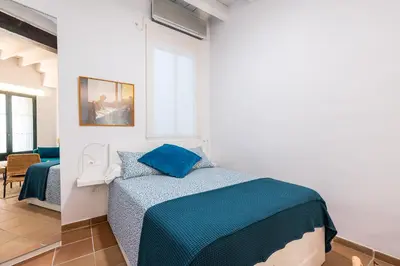 Cama o camas de una habitación en Veoapartment Don Pedro Niño