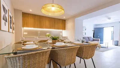 Zona de estar de Apartamentos Medina Suites Cordoba