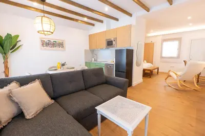 Zona de estar de Pickman Suites