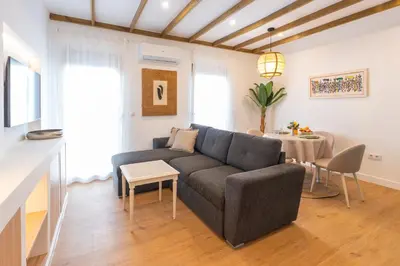 Zona de estar de Pickman Suites