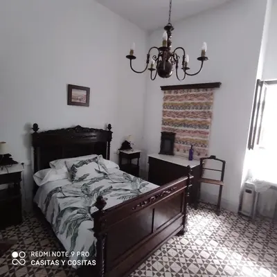 Cama o camas de una habitación en Mesones Casa Rural