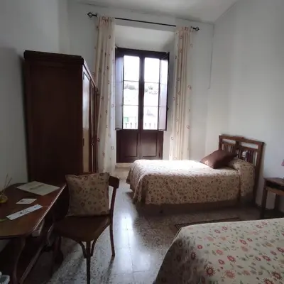 Cama o camas de una habitación en Mesones Casa Rural