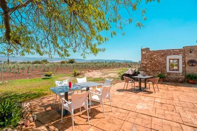 Jardín al aire libre en Cubo's Cortijo La Olivera