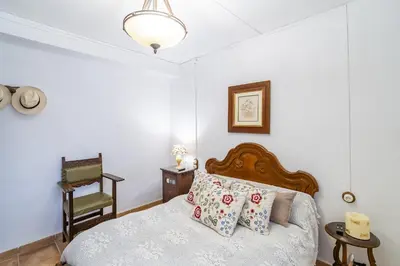 Cama o camas de una habitación en Cubo's Cortijo La Olivera