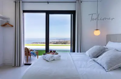 Cama o camas de una habitación en Todimer Ventana del Mediterráneo
