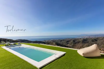 Paisaje cerca de esta villa