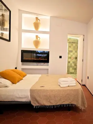 Cama o camas de una habitación en La Zalamera de Bécquer
