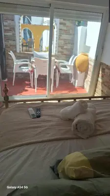 Cama o camas de una habitación en Villa Tara Los Arcos