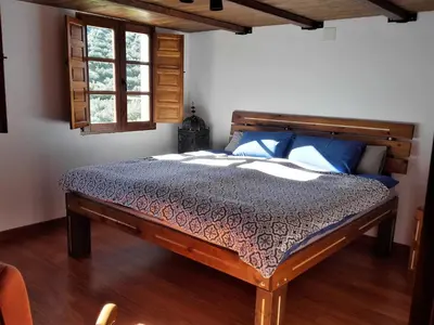 Cama o camas de una habitación en Cortijo Berruguilla