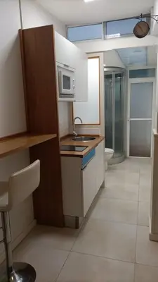 Una cocina o zona de cocina en Apartamento Acogedor