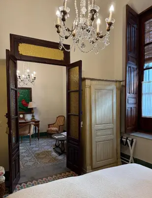 Cama o camas de una habitación en Luxury B&B Extremadura