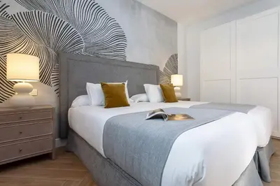 Cama o camas de una habitación en Genteel Home Casa San Pedro Cordoba