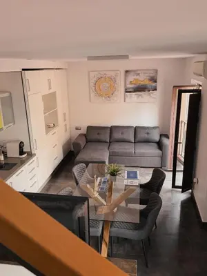 Zona de estar de City Center Charming Duplex - Space Maison Apartments