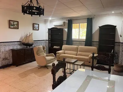 Zona de estar de Casa Lucero Barbacoa y Terraza escapada rural para 6 personas