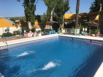 Piscina en o cerca de Casa para Grupos en Lucena Piscina Privada y Barbacoa 14 personas