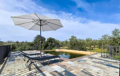 Un balcón o terraza de Amazing Home In Adamuz