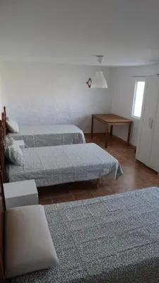 Cama o camas de una habitación en Casa de la abuela