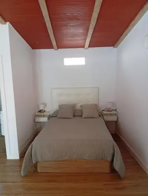 Cama o camas de una habitación en Apartamento Camino del rey